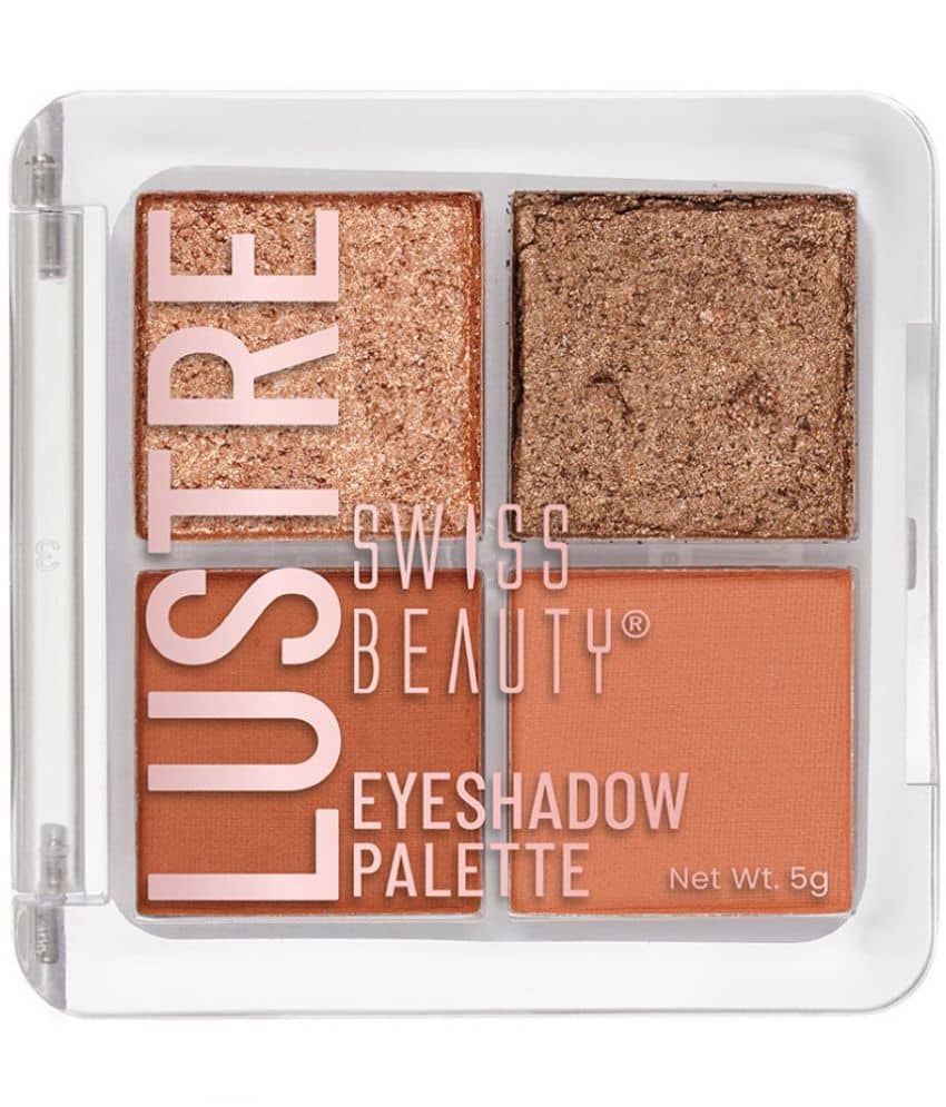 Swiss Beauty Lustre Eyeshadow Palette, 5g (Pack of 1) - Makeup - Eyes | Buy online on ZillyBuy
