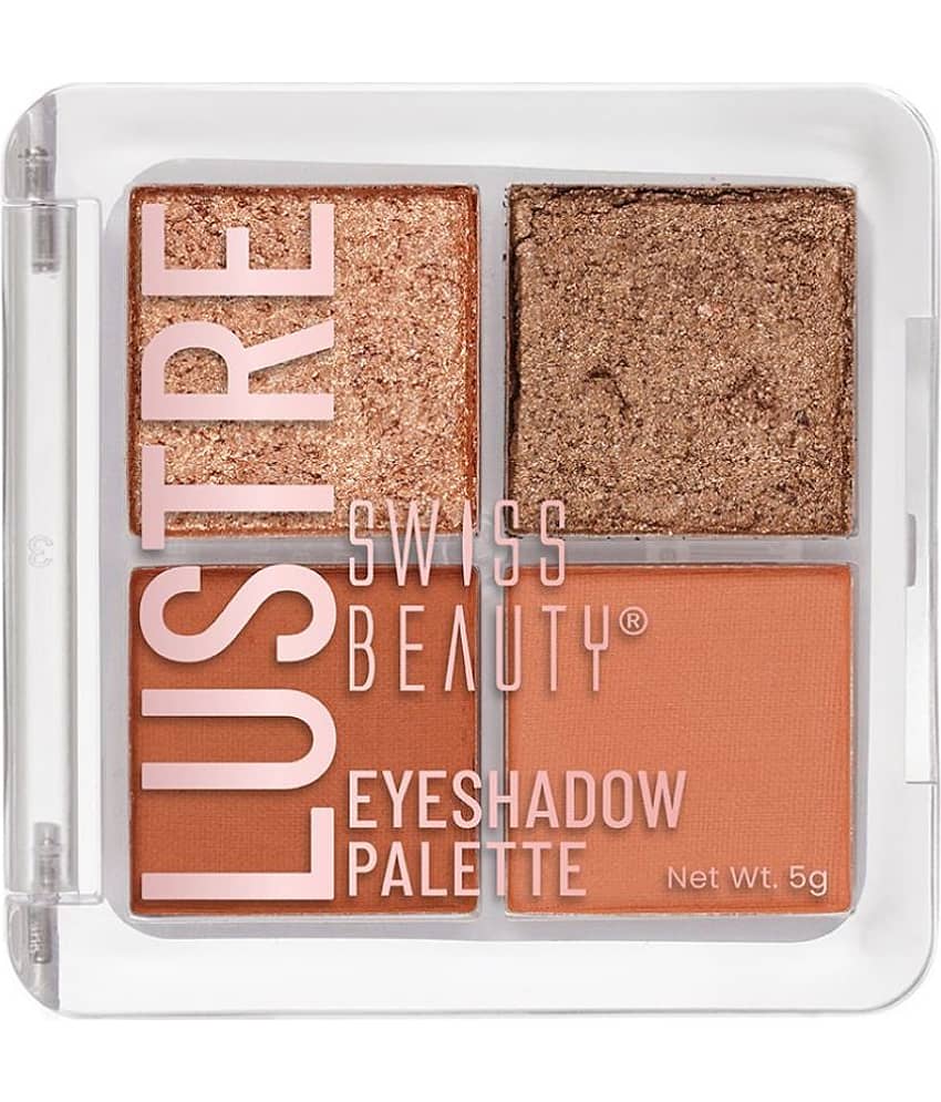 Swiss Beauty Lustre Eyeshadow Palette, 5g (Pack of 1) - Makeup - Eyes | Buy online on ZillyBuy