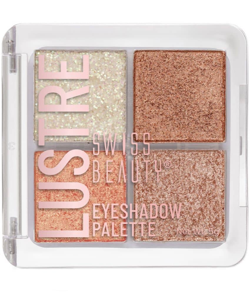 Swiss Beauty Lustre Eyeshadow Palette, 5g (Pack of 1) - Makeup - Eyes | Buy online on ZillyBuy