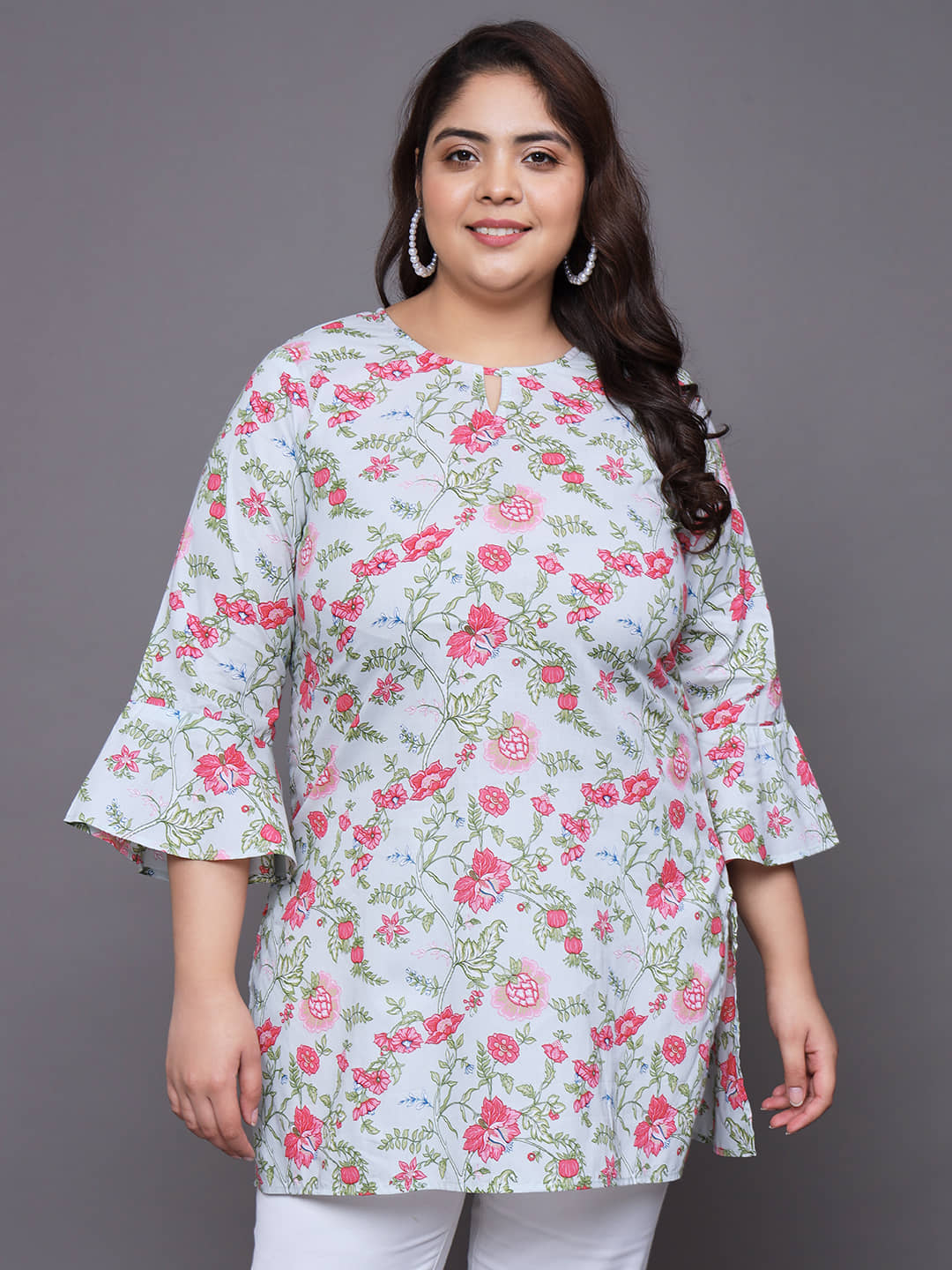 Cotton Short Kurti For Women (Pack of 1) - Kurtis, Tunics | Buy online on ZillyBuy