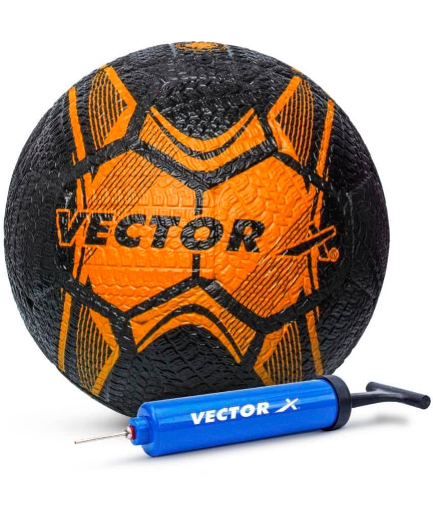Vector X Orange Rubber Football ( Pack of 2 ) - Sports and Fitness Equipment | Buy online on ZillyBuy
