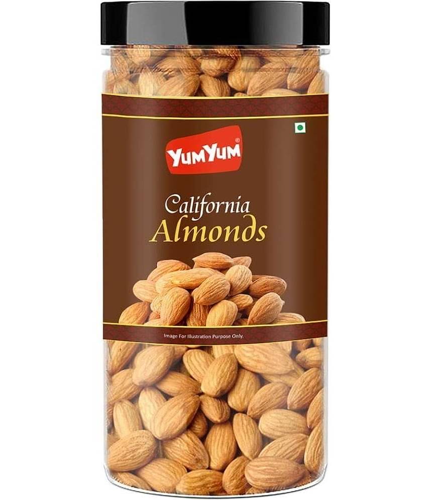 YUM YUM Premium California Almond Badam 500g Almonds (500 g)