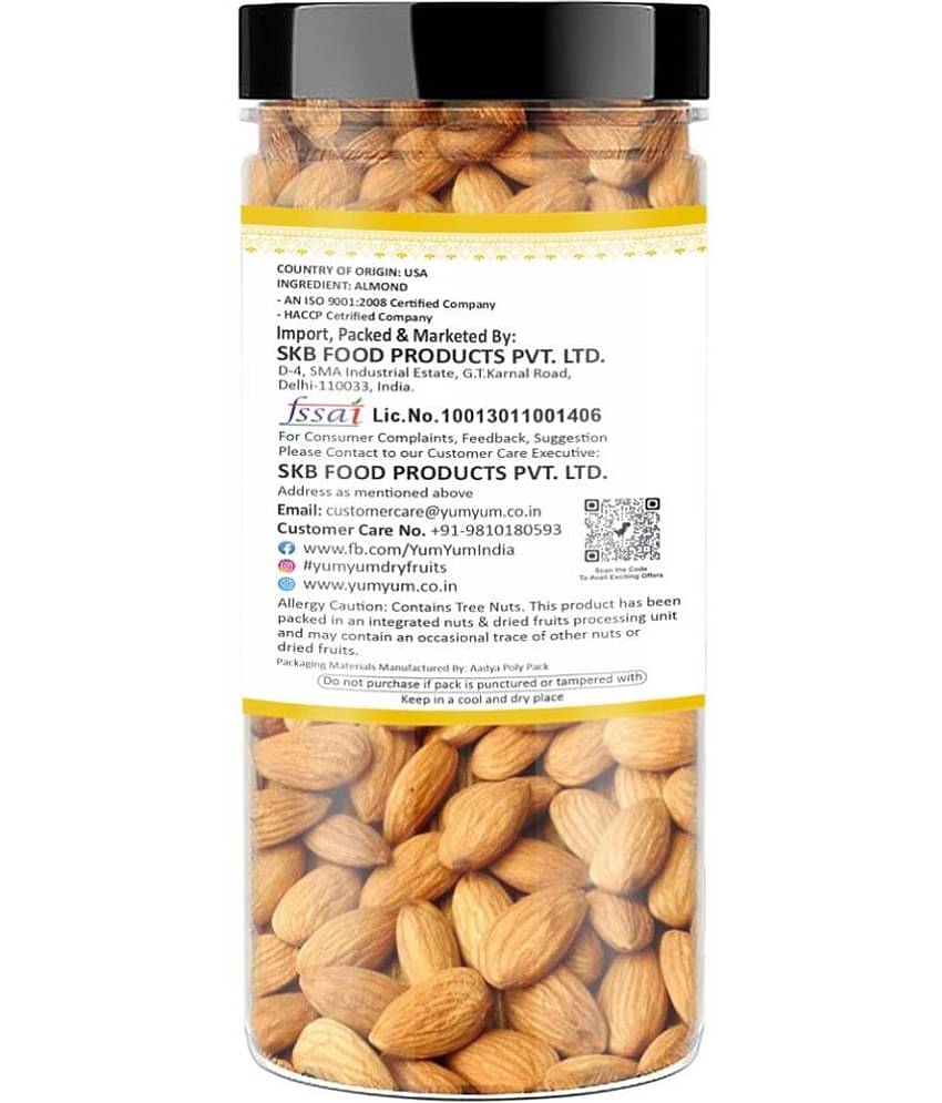 YUM YUM California Roasted Lightly Salted Almond 250g Almonds (250 g)