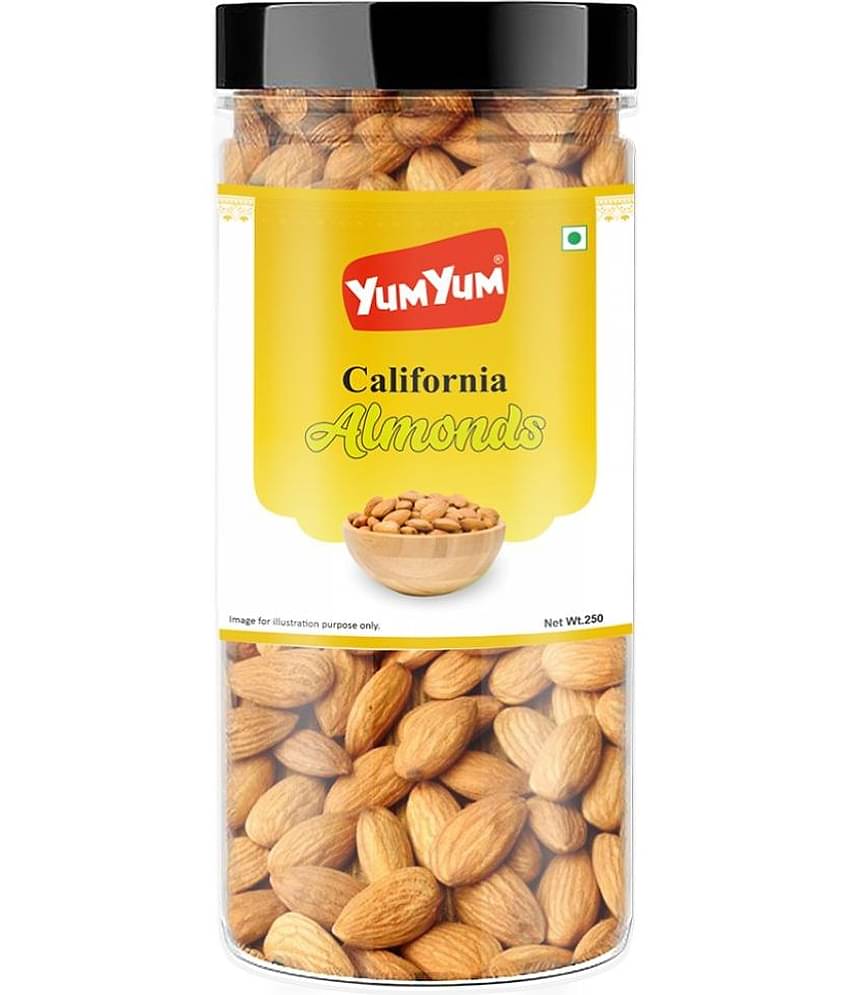 YUM YUM Premium California Almond Badam Giri Almonds (250 g)