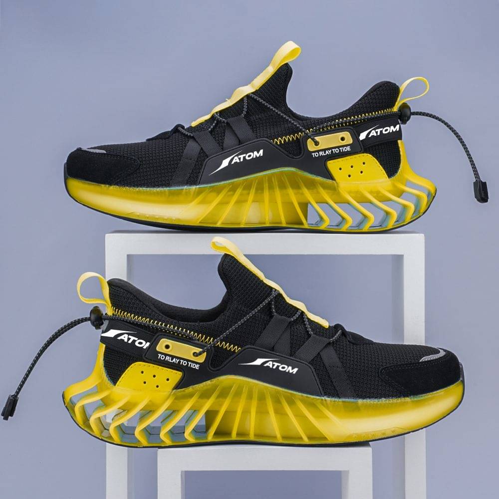     			ATOM Good Vibes Black Men's Sneakers