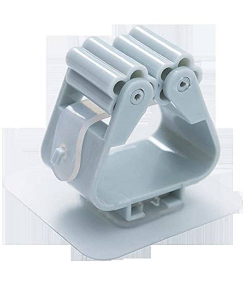 Wall Mounted Shelf Organizer Hook Broom Holder Hanger(Pack of 1) Wall Mounted Shelf Organizer Hook Broom Holder Hanger(Pack of 1)