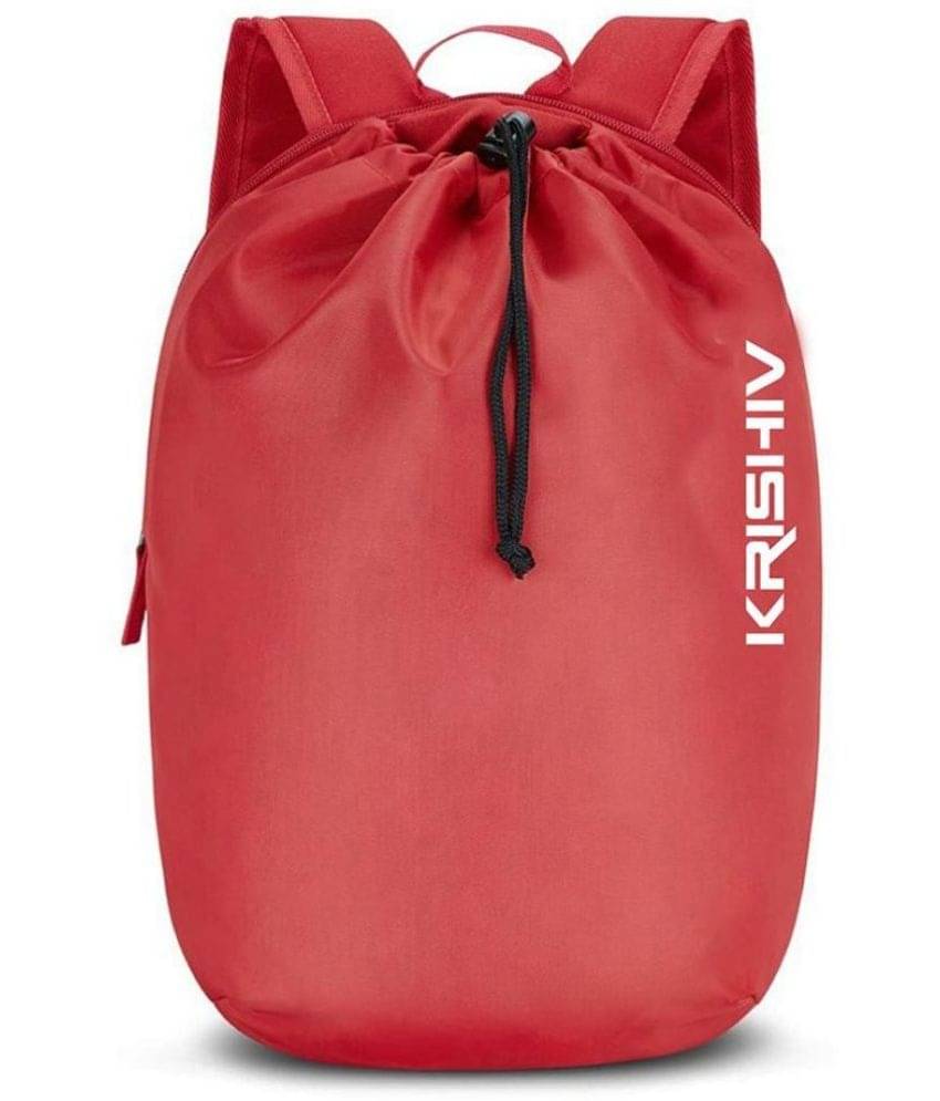     			krishiv 15 Ltrs Polyester Backpack *For Men & Women ( Red )
