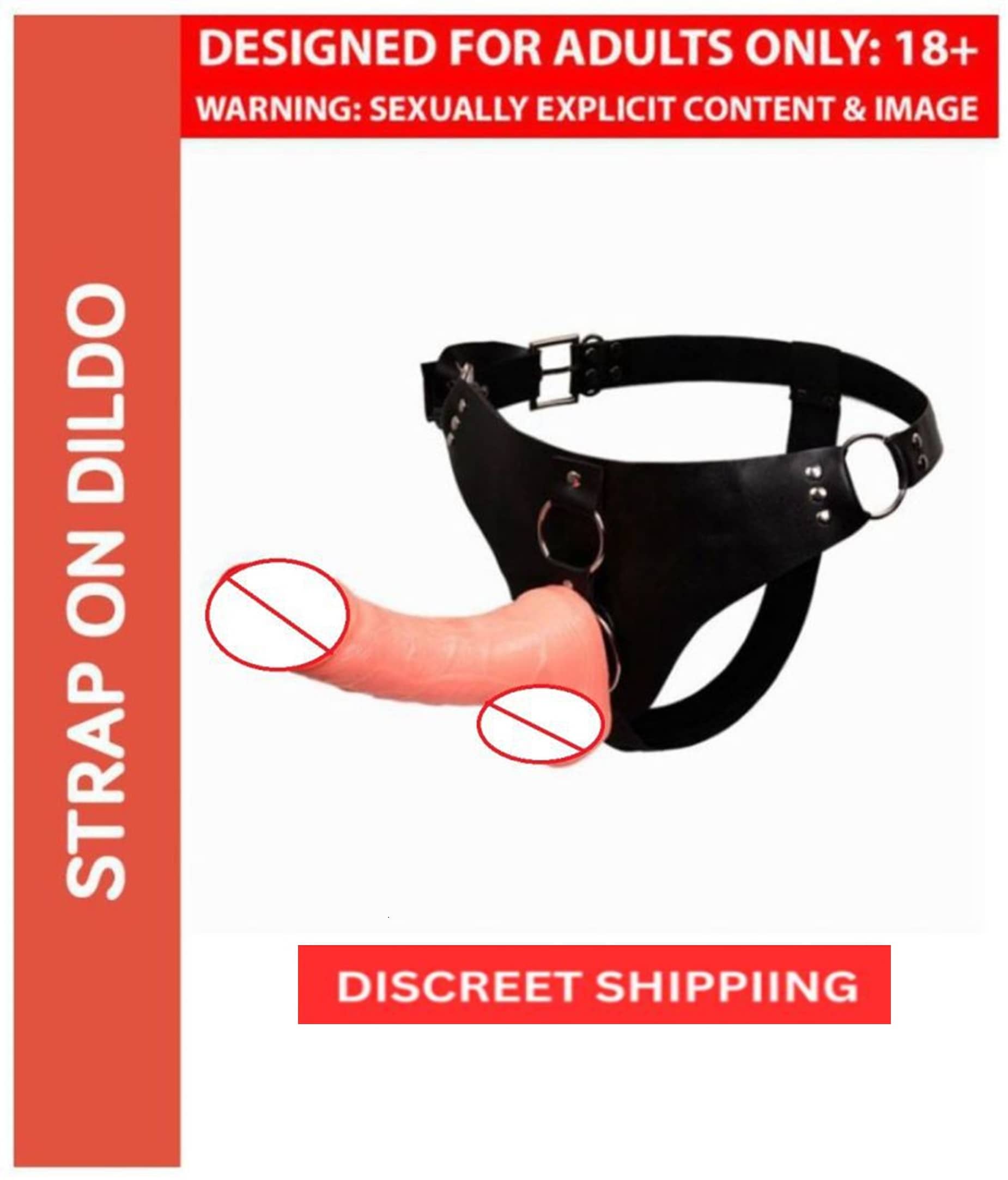 8 Inch Solid Strap Wearable Dildo With Belt Sex Toy For Women And Couples By Knightriders