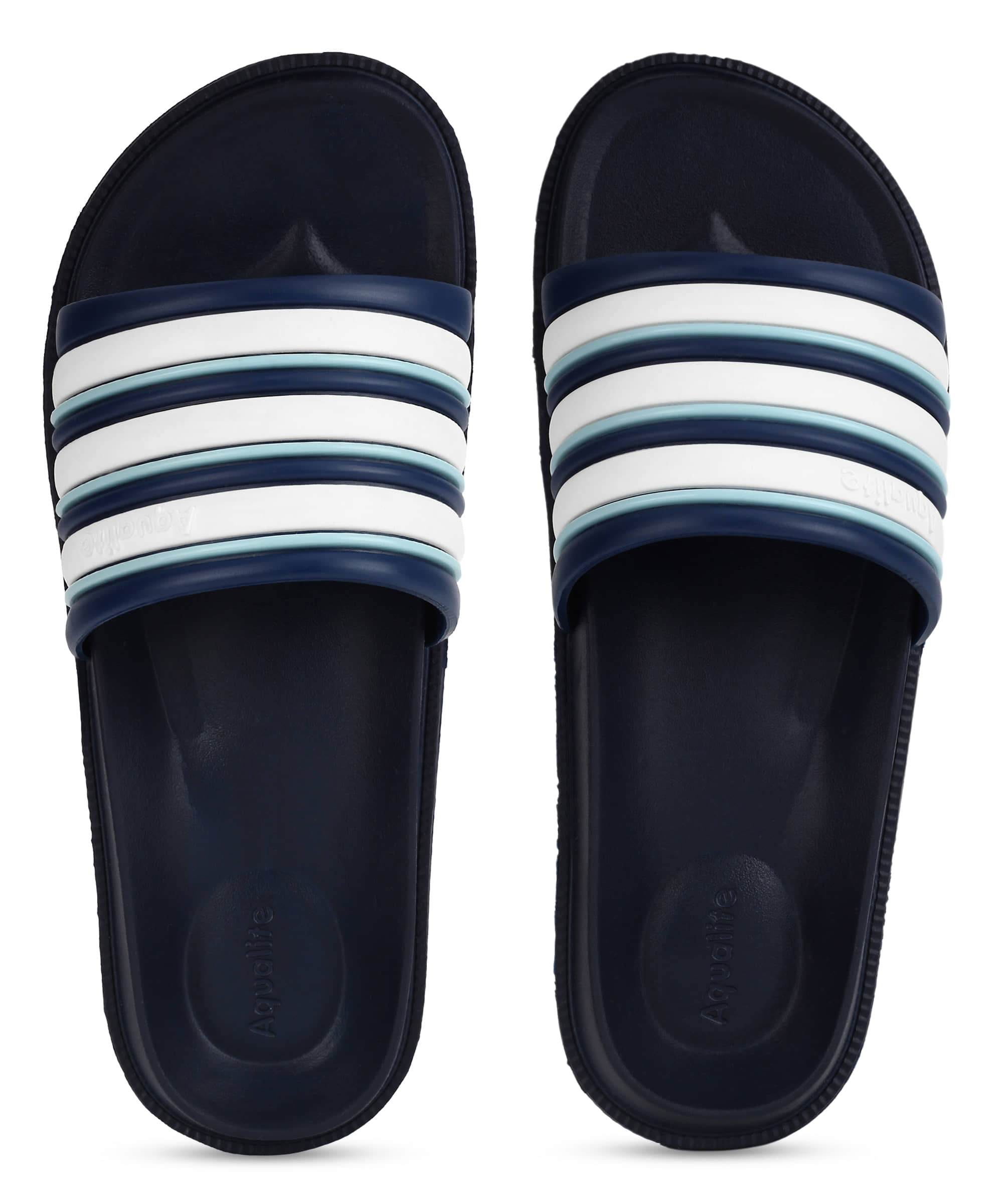 Aqualite Navy Men's Slide Flip Flop
