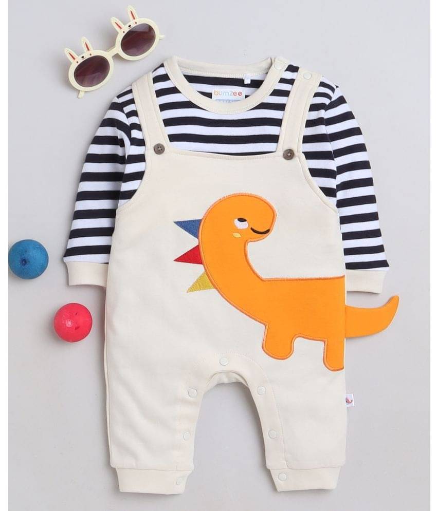     			BUMZEE - Multicolor Cotton Rompers For Baby Boy ( Pack of 1 )