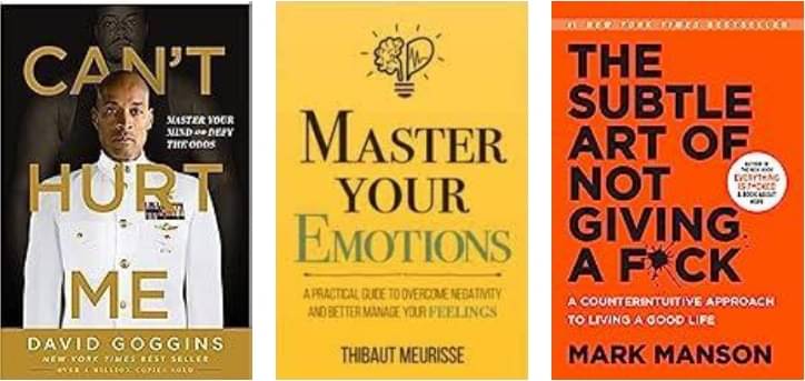     			Can't Hurt Me + Master Your Emotions + The Subtle Art