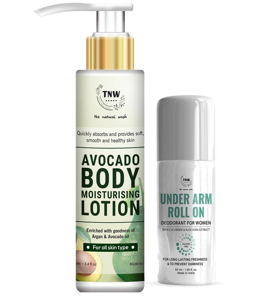     			Combo of 2- Under Arm Roll On 50ml + Body Lotion Avocado 100ml
