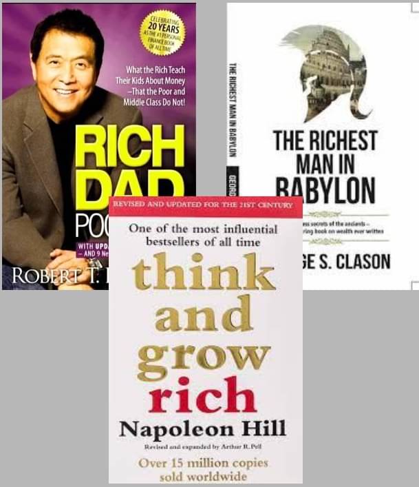 Combo of 3 book set-Think and Grow Rich+Rich dad poor dad(English)+The Richest Man In Babylon Combo of 3 book set-Think and Grow Rich+Rich dad poor dad(English)+The Richest Man In Babylon