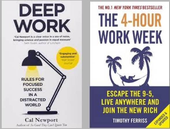     			Deep Work + The 4-Hour Work Week
