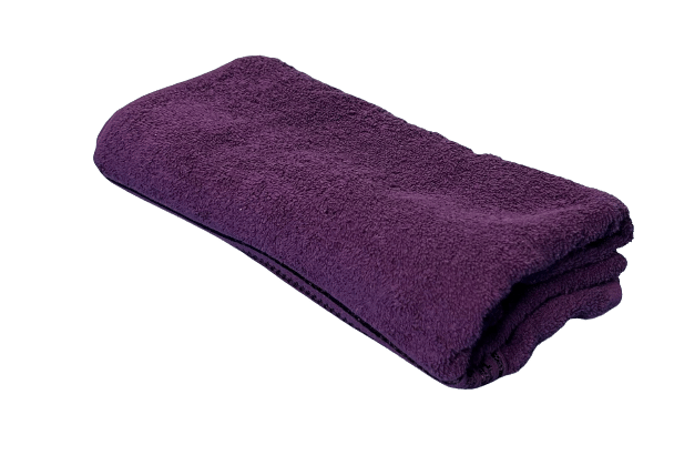 Finesse Decor Cotton Self Design 500 ( Pack of 1 ) - Purple - Towels | Buy online on ZillyBuy