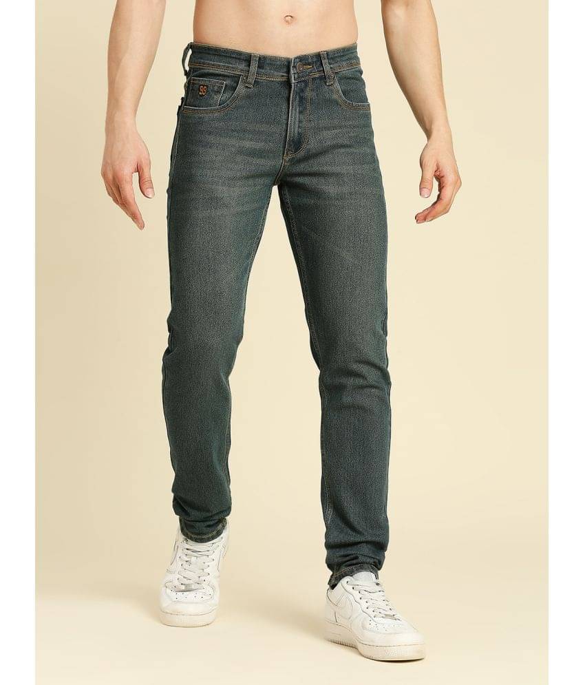     			HJ HASASI Regular Fit Washed Men's Jeans - Dark Grey ( Pack of 1 )