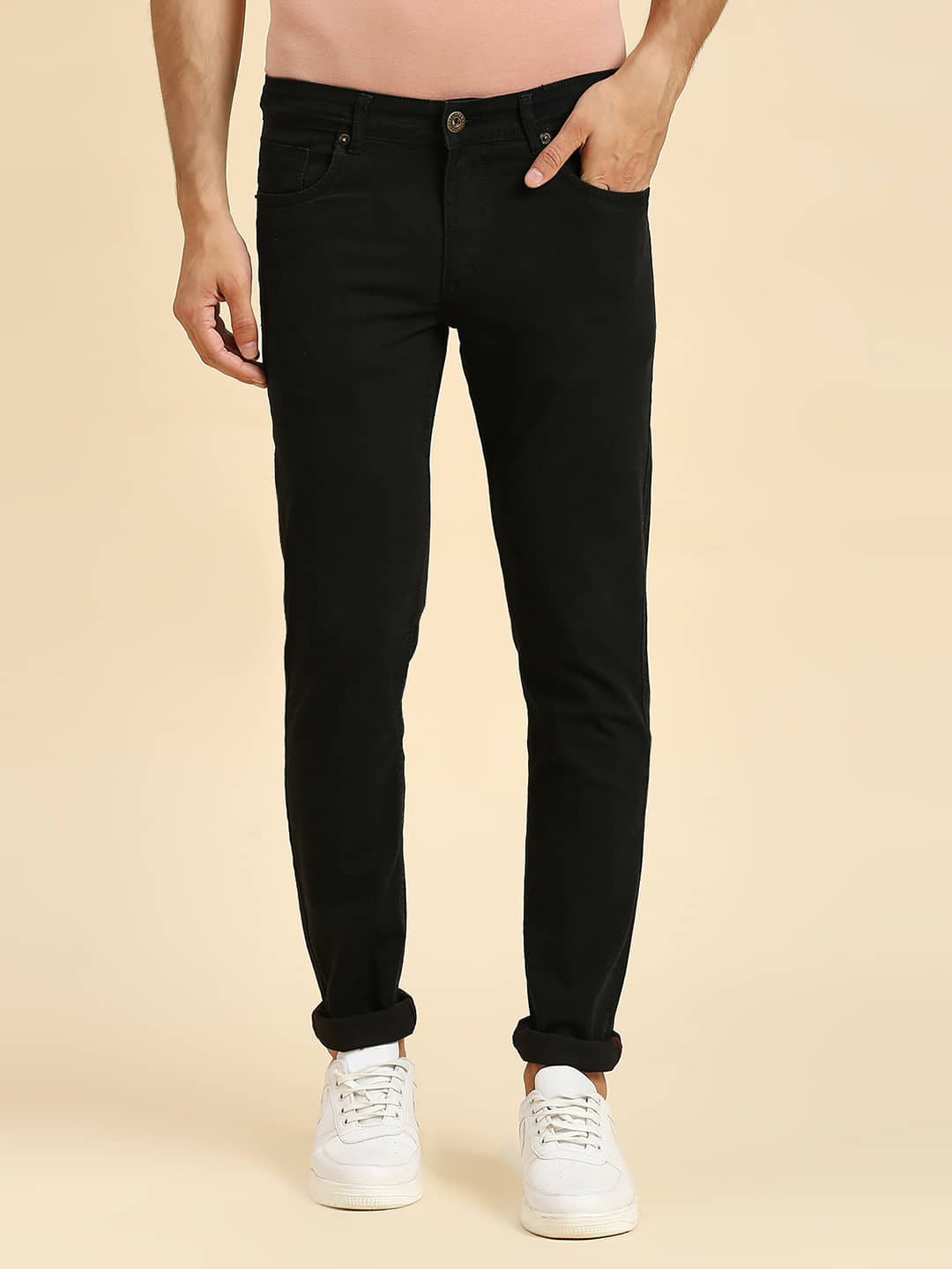 HJ HASASI Slim Fit Washed Men's Jeans - Black ( Pack of 1 ) - Jeans | Buy online on ZillyBuy