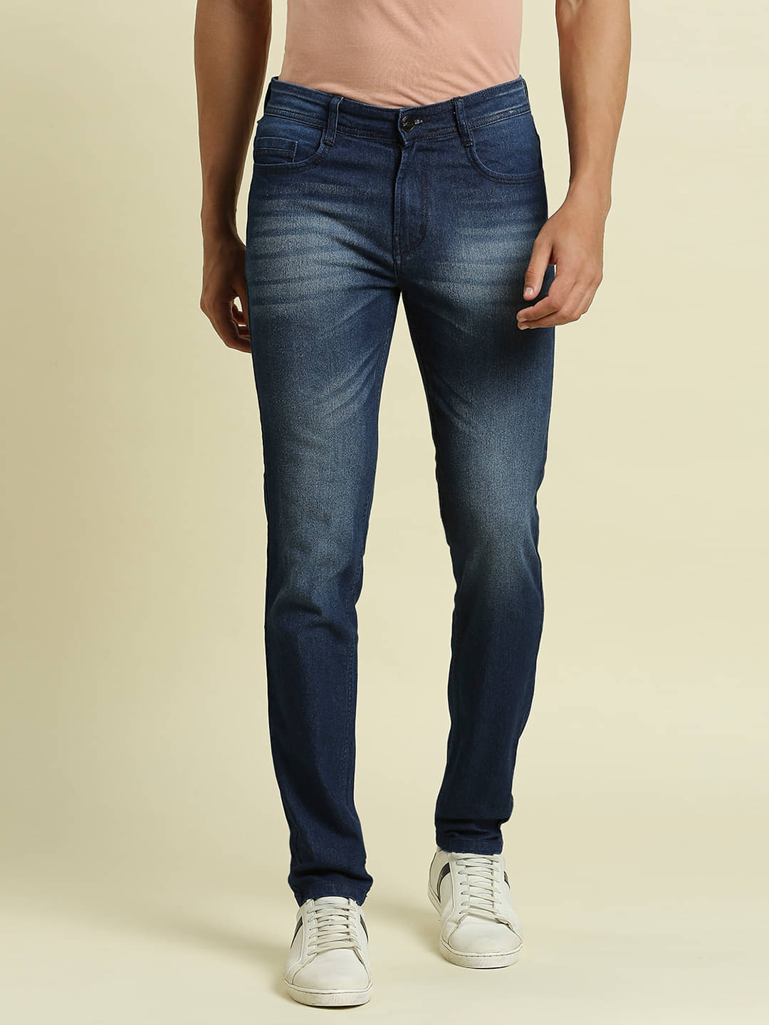 HJ HASASI Slim Fit Washed Men's Jeans - Blue ( Pack of 1 )     			HJ HASASI Slim Fit Washed Men's Jeans - Blue ( Pack of 1 )