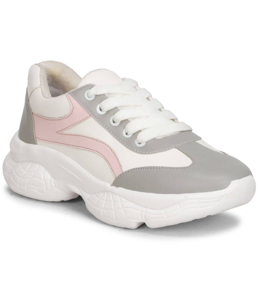     			Ishransh Pink Women's Sneakers