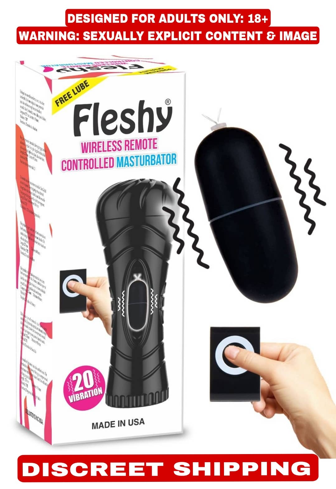 KAMAHOUSE PREMIUM QUALITY FLASHLIGHT SHAPE WIRELESS REMOTE CONTROLLED VIBRATING MASTURBATOR FOR MEN