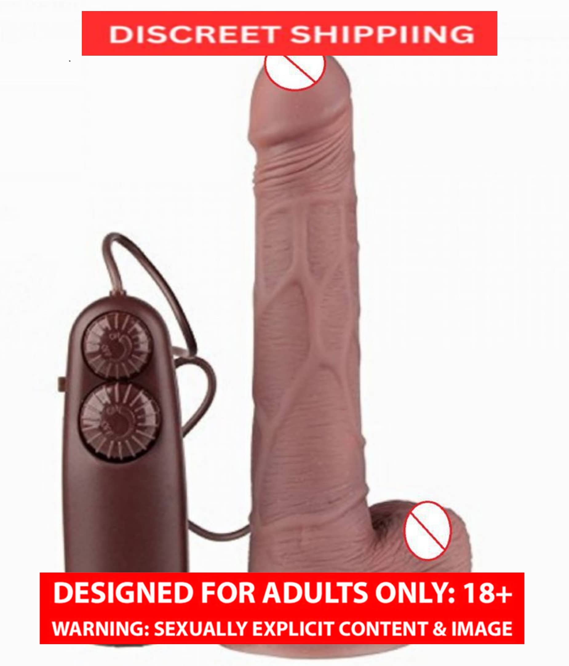 KNIGHTRIDER 10 Inch 360 digree Rotating Vibrating Premium Dildo With Remote and Suction Cup For Women