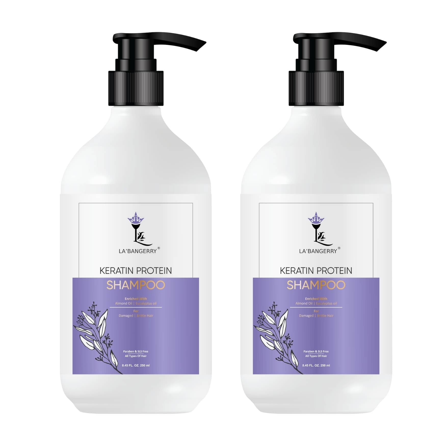 La'bangerry Damage & Repair Shampoo 500 ( Pack of 2 )
