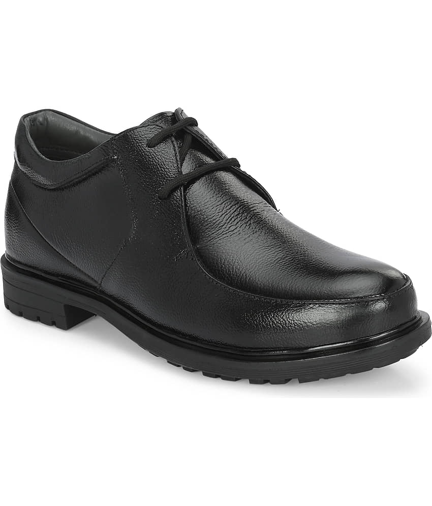 Leeport Black Men's Derby Formal Shoes - Formal Shoes | Buy online on ZillyBuy