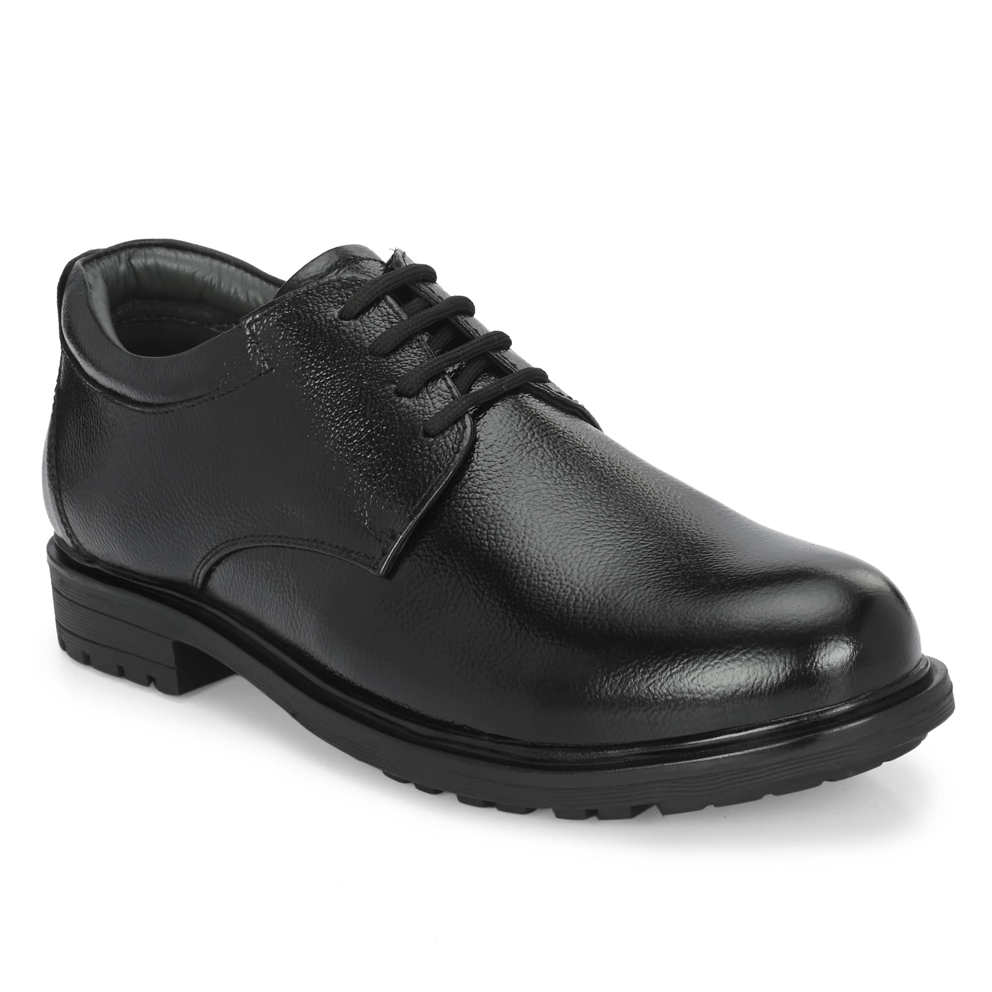 Leeport Black Men's Derby Formal Shoes - Formal Shoes | Buy online on ZillyBuy