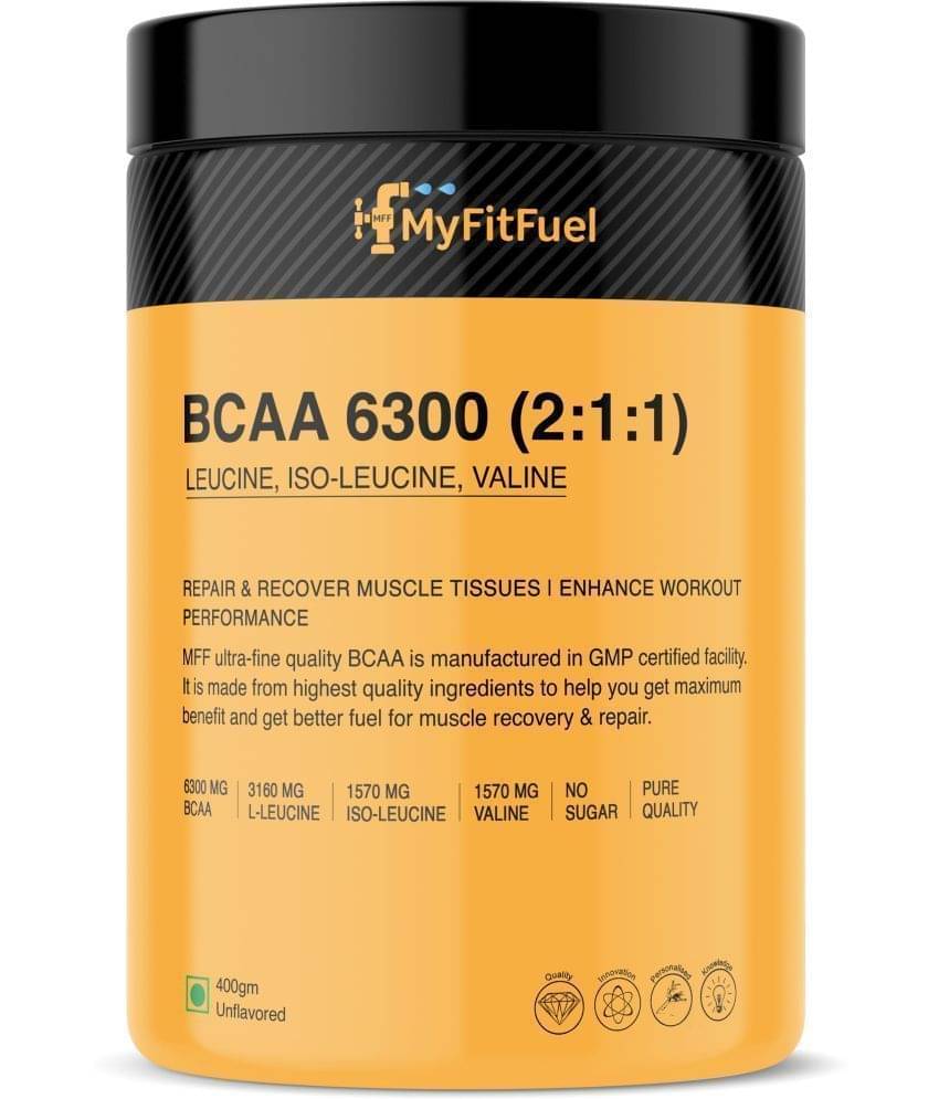    			MyFitFuel BCAA 6300 2:1:1, Leucine, Isoleucine & Valine 400 gm