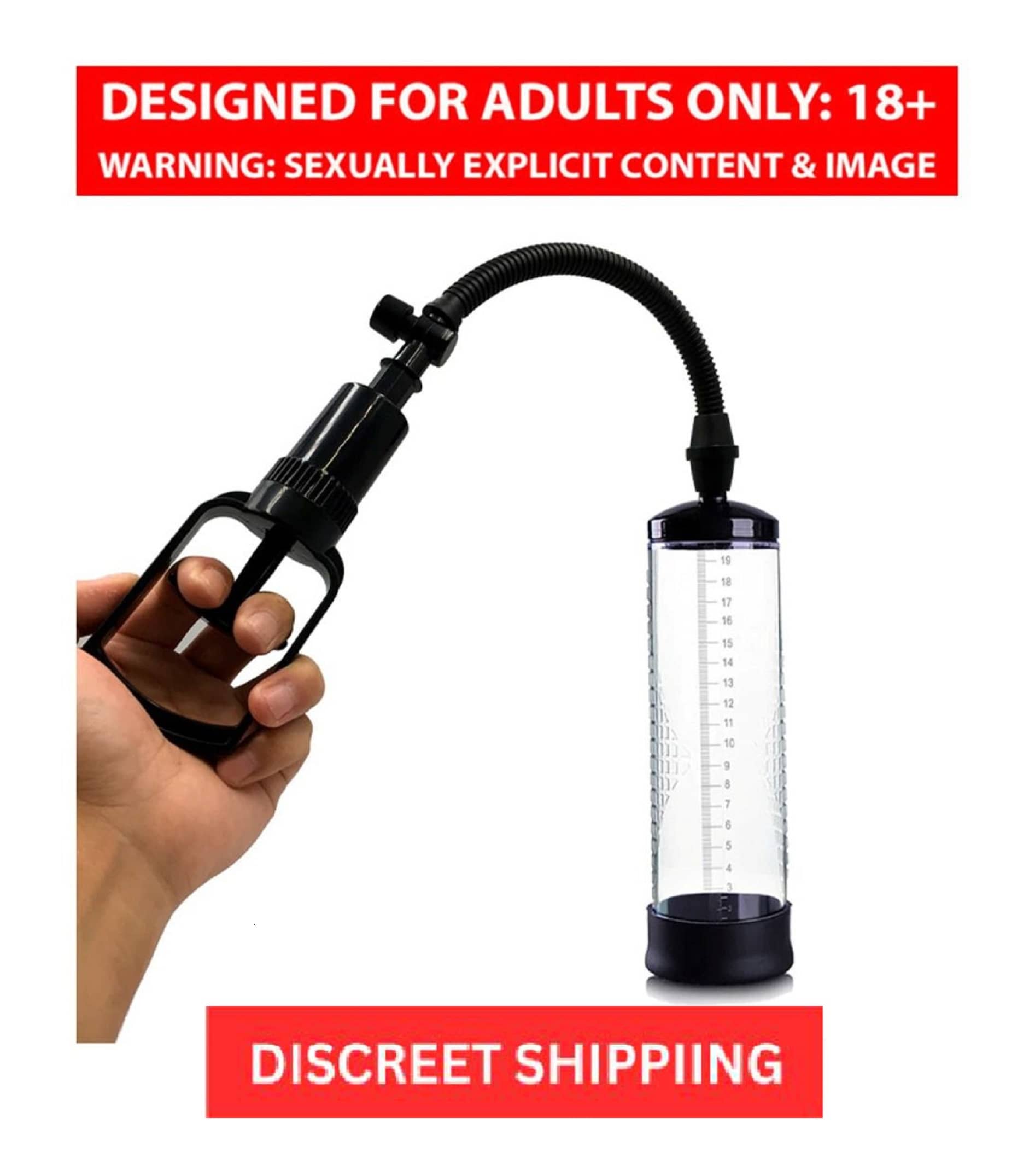 Penis Vacuum Manual power Pump Male Enhancement Enlarger Pump for Men - IMPORTED