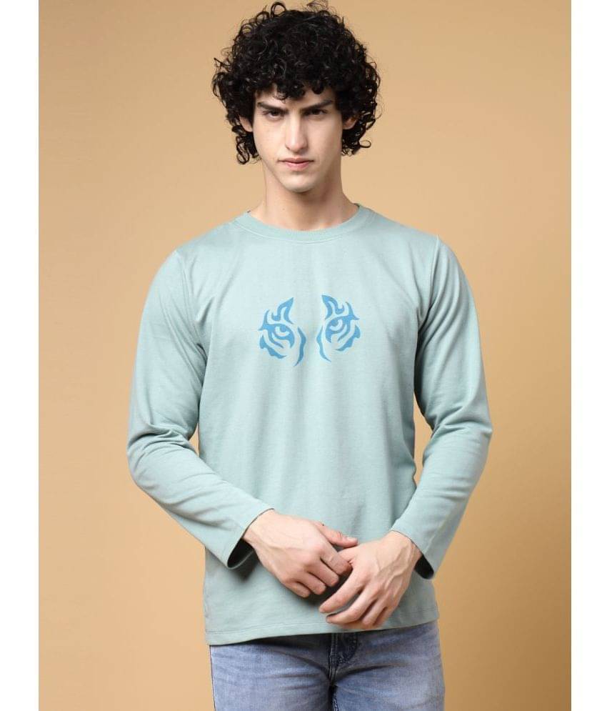     			Rigo Pack of 1 Cotton Blend Regular Fit Men's T-Shirt ( Green )
