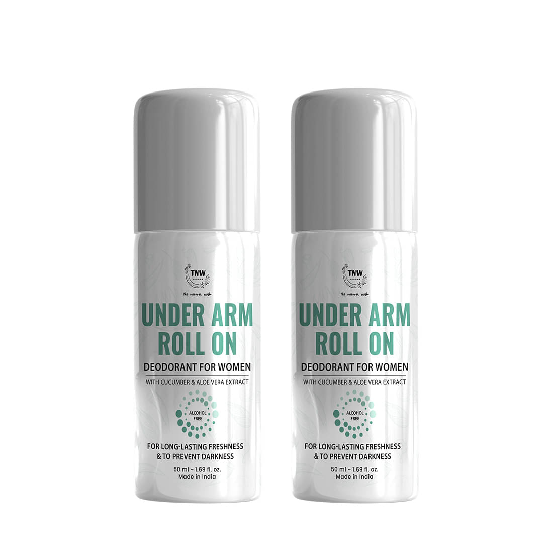     			SET OF 2- UNDER ARM ROLL ON 50ml (WOMEN)