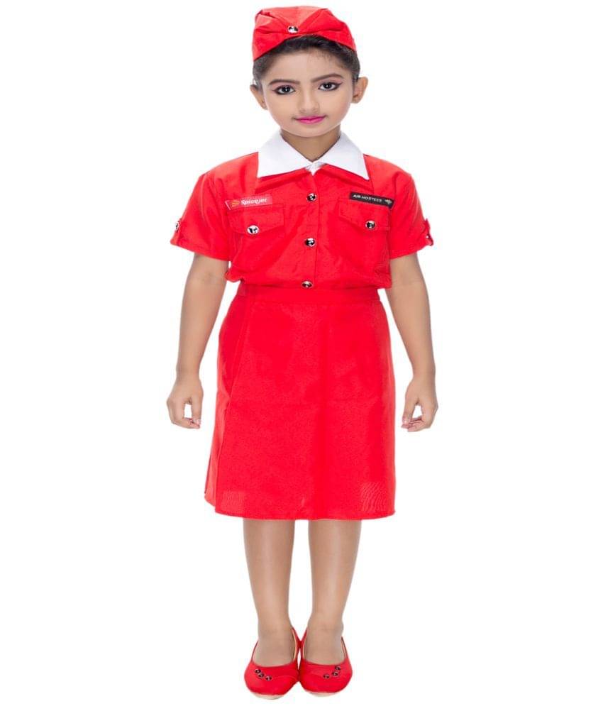 Smuktar garments Air Hostess Costume For Kids Smuktar garments Air Hostess Costume For Kids