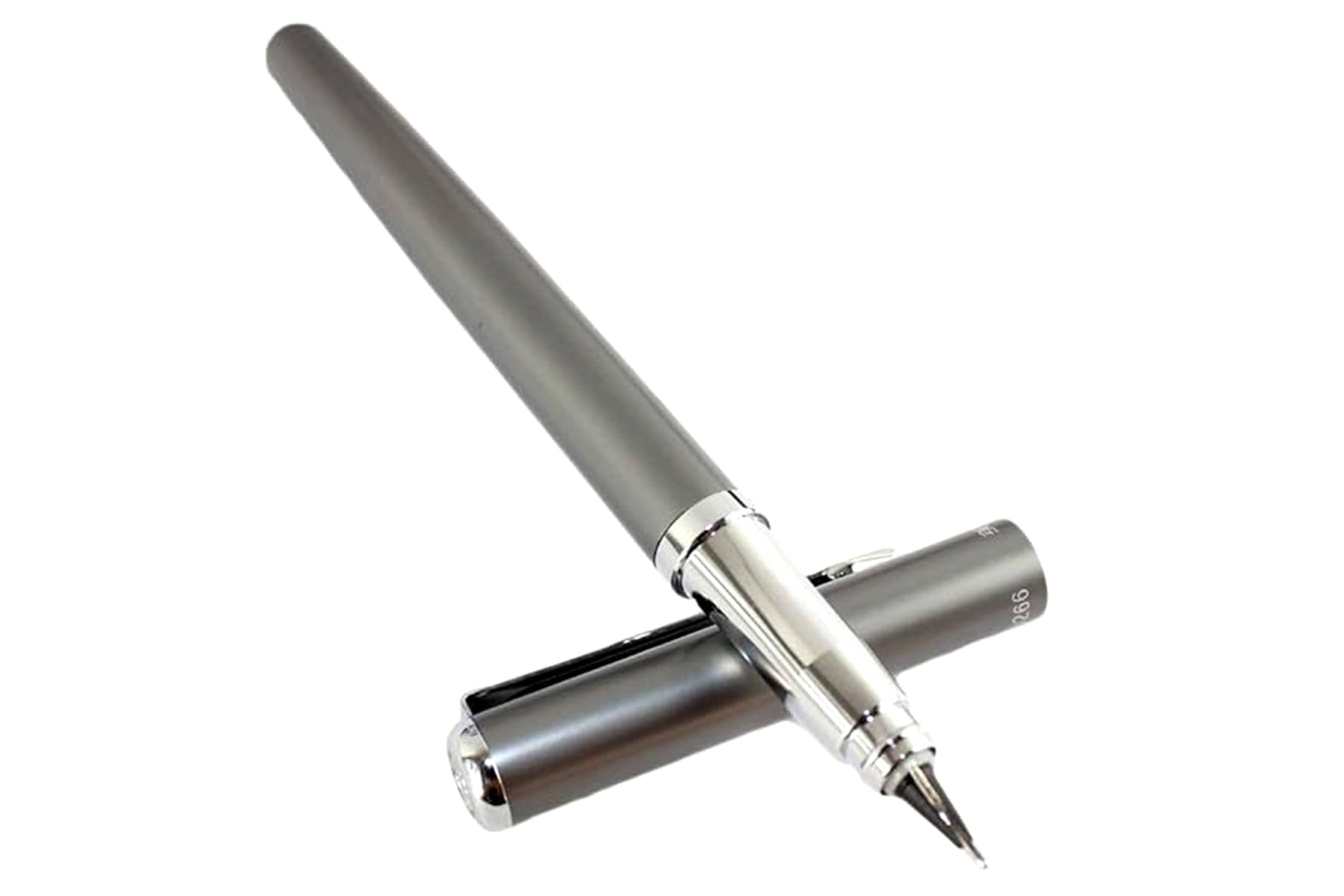 Srpc Hero 3266 All Rounder Nib Fountain Pen 360 Degree Angle Writing Gray Color Metal Body & Chrome trims Srpc Hero 3266 All Rounder Nib Fountain Pen 360 Degree Angle Writing Gray Color Metal Body & Chrome trims