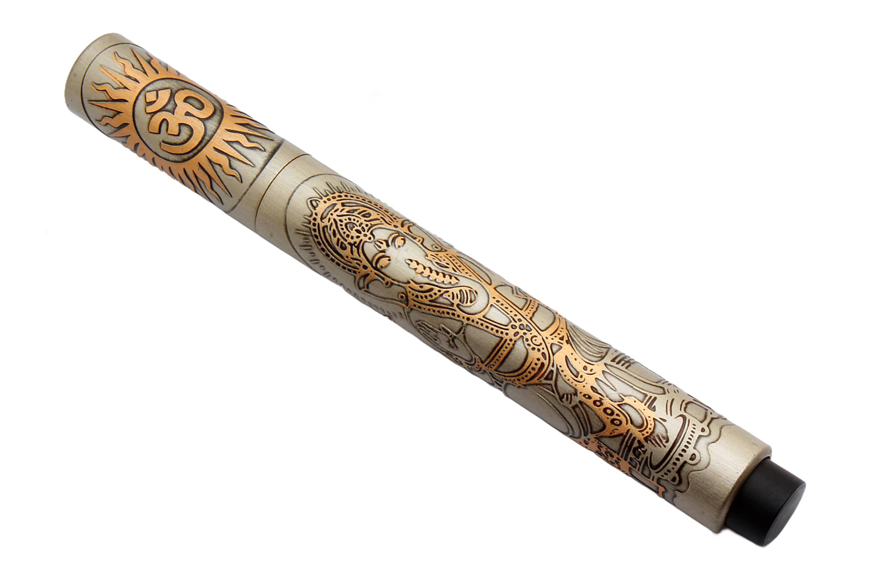     			Srpc Lord Shri Ganesha & OM Engraved Sumo BallPoint Pen Golden Trims Blue Refill