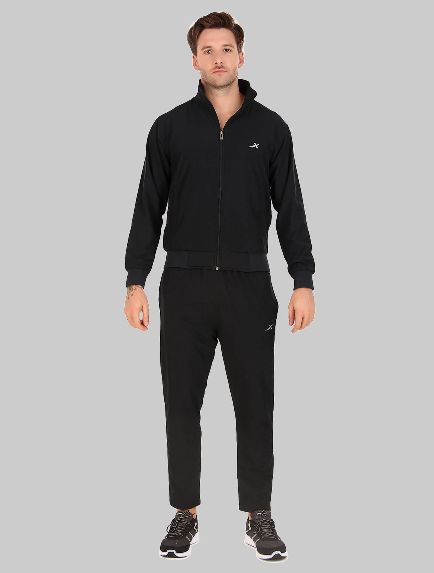 Vector X - Black Polyester Regular Fit Men's Tracksuit ( Pack of 1 ) Vector X - Black Polyester Regular Fit Men's Tracksuit ( Pack of 1 )