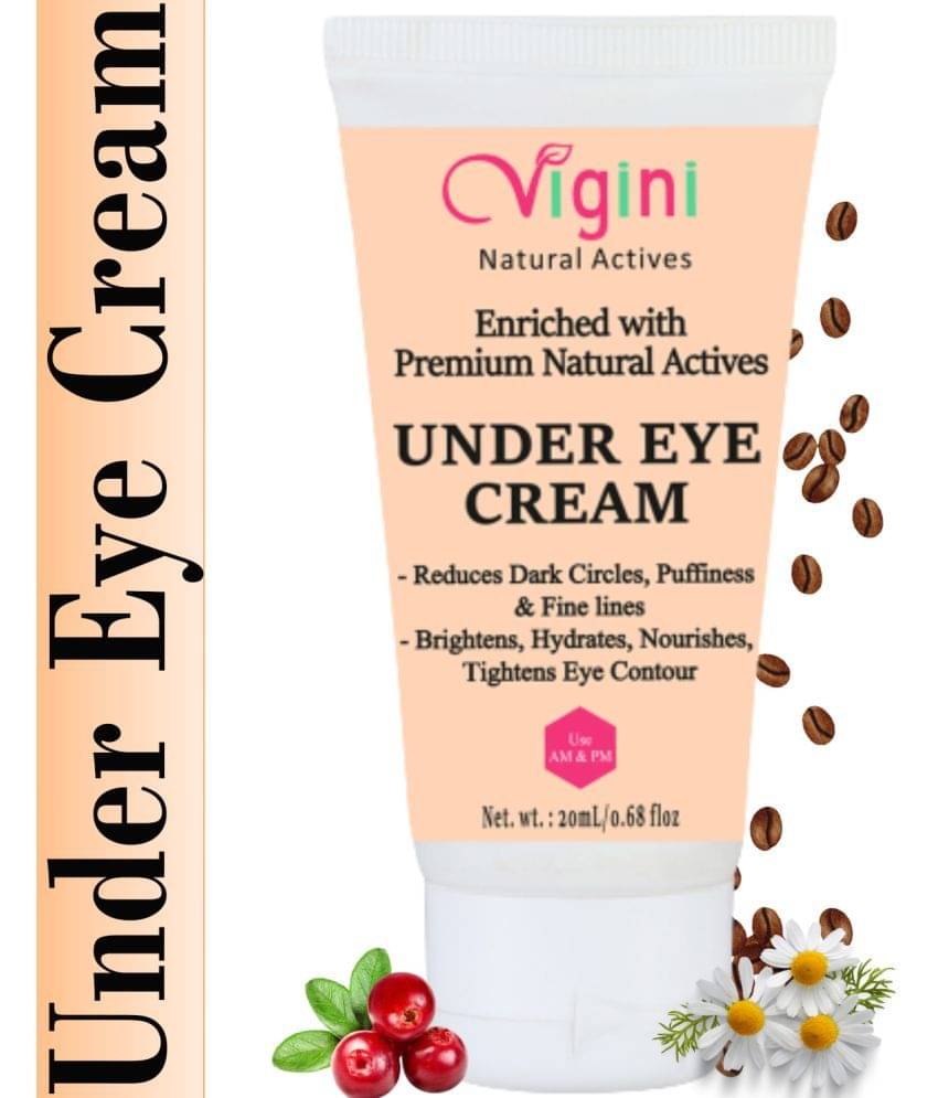 Vigini Bye Bye Dark circles Skin Glow Under Eye Cream Anti Wrinkles Gel Cream Puffiness Eye Roller 20 mg Vigini Bye Bye Dark circles Skin Glow Under Eye Cream Anti Wrinkles Gel Cream Puffiness Eye Roller 20 mg