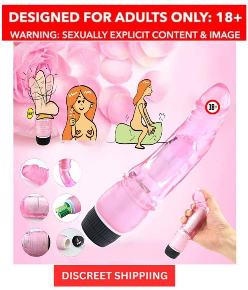 Way Of Pleasure 8 Inch Silicon Vibrating Dildo For Women_ ml Pack Of 1