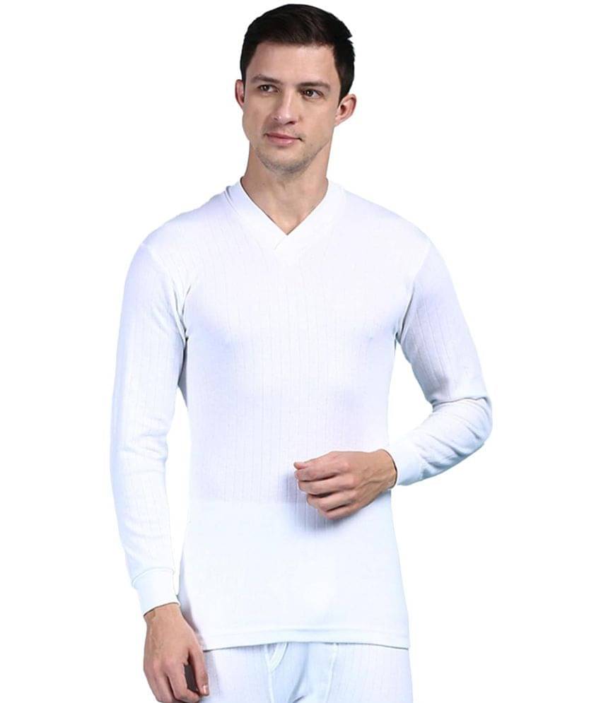 Amul - White Polyester Men's Thermal Tops ( Pack of 1 ) Amul - White Polyester Men's Thermal Tops ( Pack of 1 )