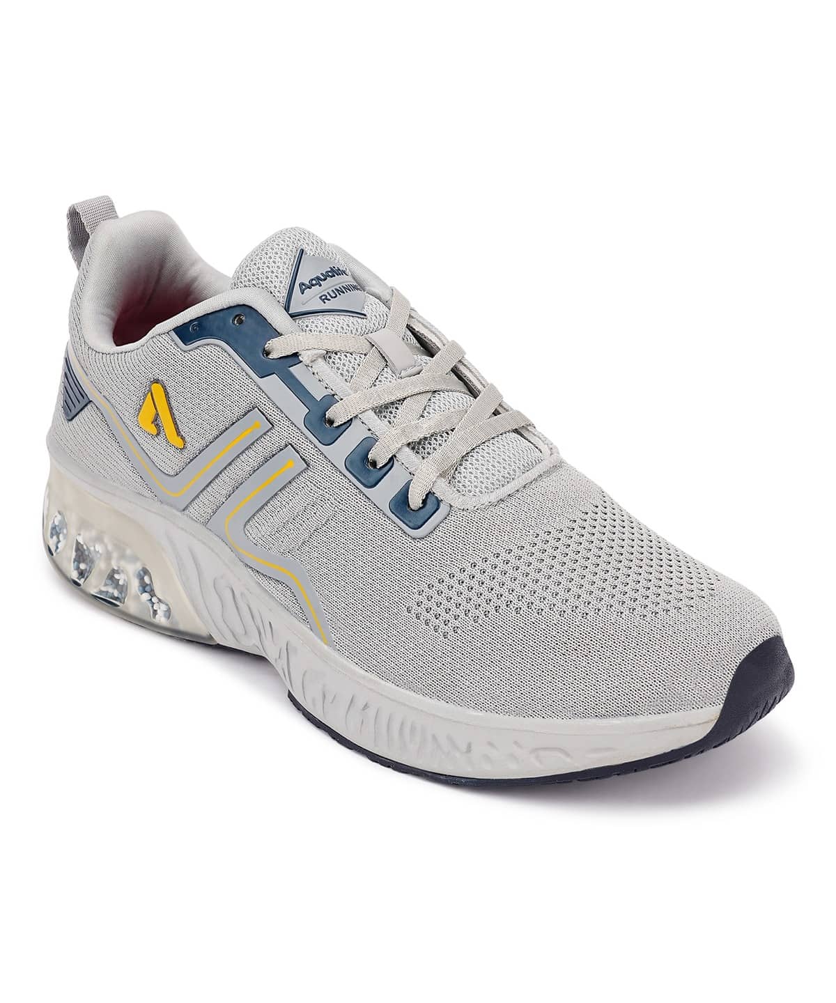 Aqualite Light Grey Men's Sports Running Shoes - Sports Shoes | Buy online on ZillyBuy