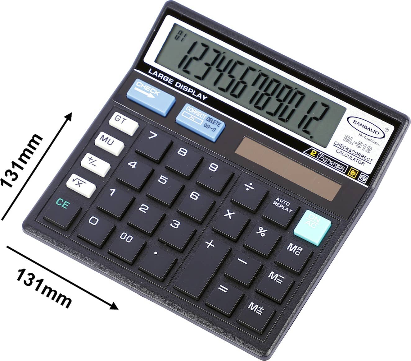Bambalio Calculator BL-512B Black