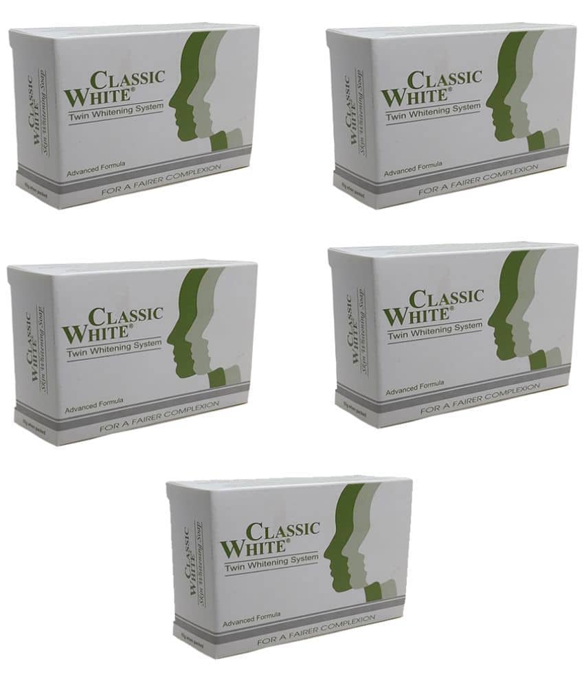 Classic White Skin Whitening Soap for All Skin Type ( Pack of 5 )