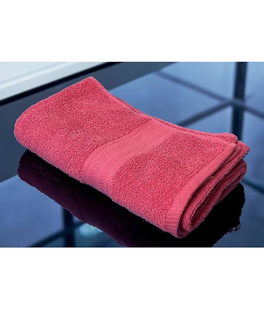 Finesse Decor Cotton Self Design 500 ( Pack of 1 ) - Pink