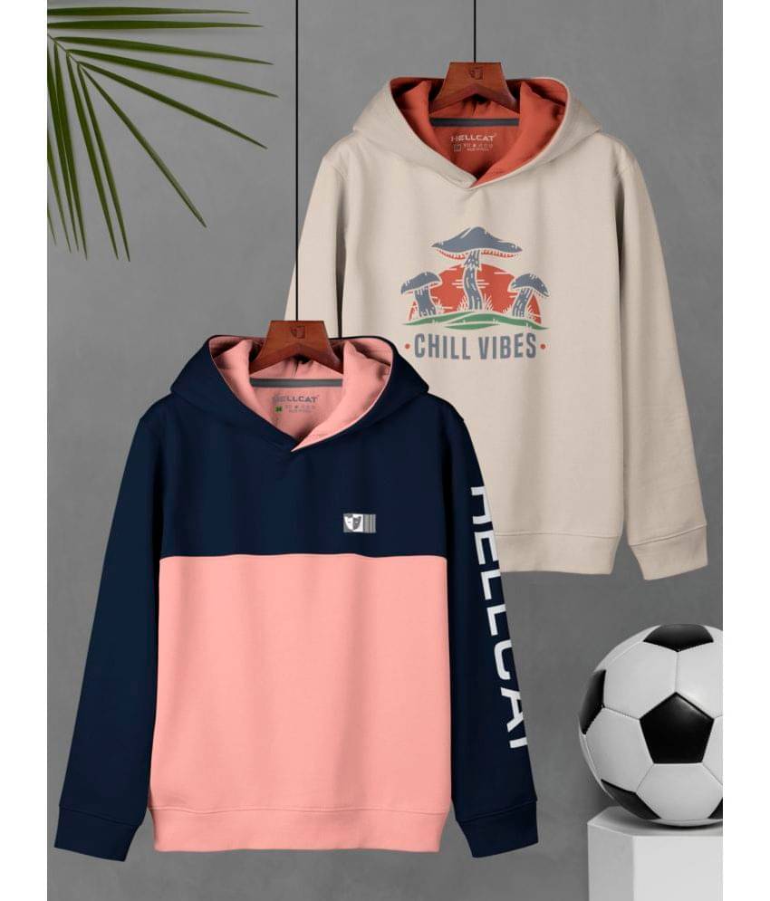     			HELLCAT Pack of 1 Boys Cotton Blend T-Shirt ( Peach )