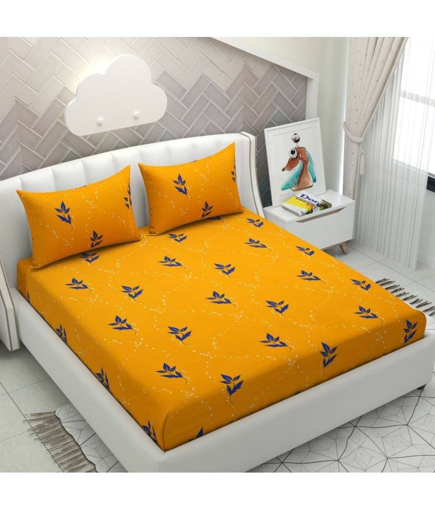HIDECOR Microfiber Double Bedsheet ( Yellow ) HIDECOR Microfiber Double Bedsheet ( Yellow )