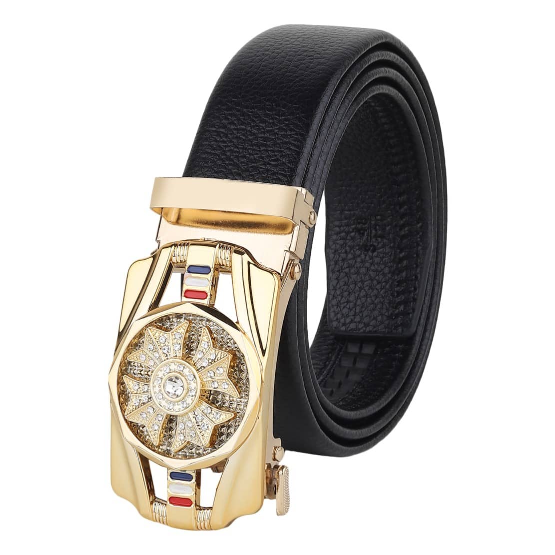 Loopa - Black PU Men's Reversible Belt ( Pack of 1 )