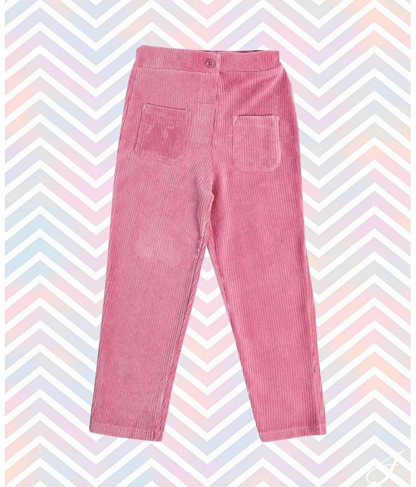 MINIKLUB ROSE PINK KNIT PANT For KIDS GIRLS