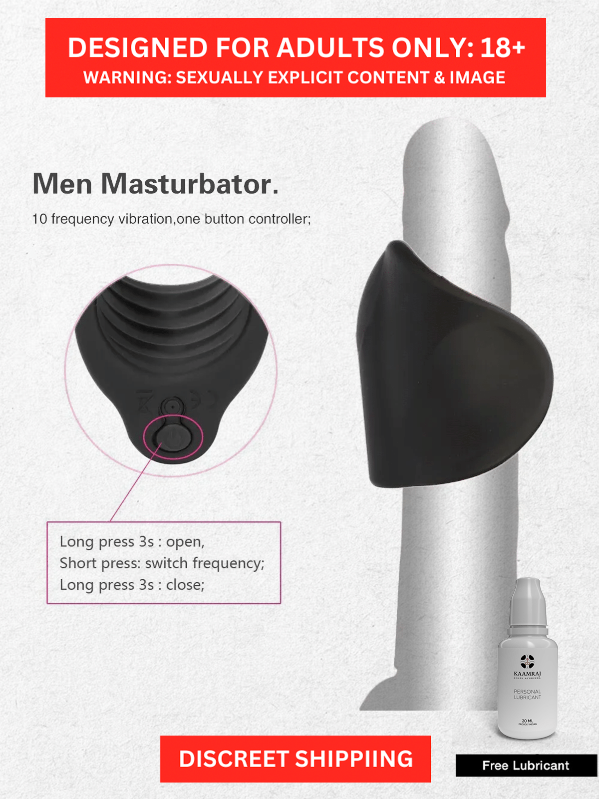     			Male Automatic Stroker- Realistic Stroker Toy | Ribbed Inner Texture Smooth and Soft Silicone Male Masturbator Toy