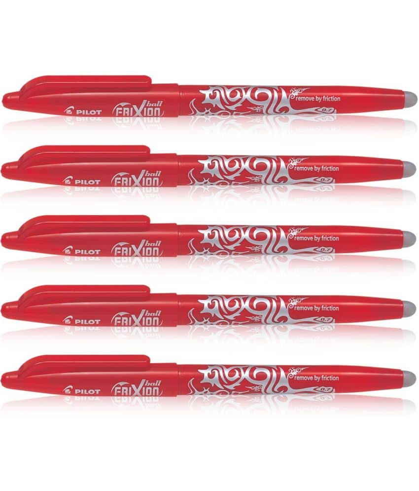 Pilot Frixion Roller Pen Red Pack of 5 - Stationery | Buy online on ZillyBuy