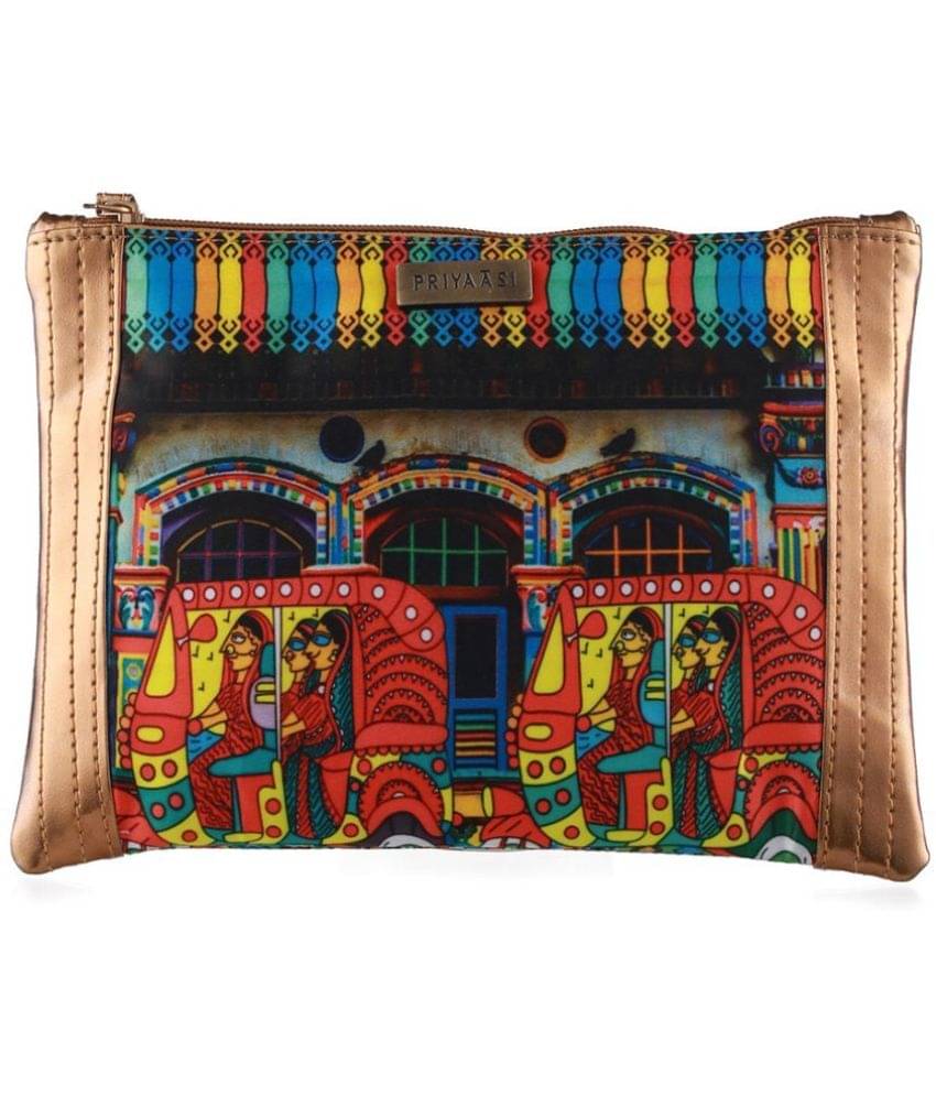    			Priyassi Handheld Fabric Set of 1 ( Multicolor )